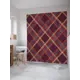 Шторка для ванной комнаты JoyArty sc_30922 200x180см цвет красный