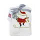 Подарочное полотенце TAC махровое Merry Christmas 50x90 420 г/м2 SANTA CLAUS белый