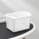 Корзина Виолет 13.5x12x20 см пластик цвет белый