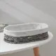 Корзина Доляна 16x7x26 см металл цвет серый