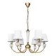 Люстра потолочная ARTE LAMP A7301LM-6PB A7301LM-6PB 6 ламп 15 м² цвет золото