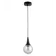 Светильник подвесной LUMINA DECO Rocherro LDP 11191-1 BK 1 лампа 3 м² цвет черный