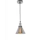 Светильник подвесной LUMINA DECO Nubi LDP 6801 CHR+GY 1 лампа 3 м² цвет дымно-серый