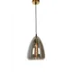 Светильник подвесной LUMINA DECO Braga LDP 6841-1 GY 1 лампа 3 м² цвет дымно-серый