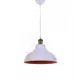 Светильник подвесной LUMINA DECO Boggi LDP 6858 WT+BRONZE 1 лампа 3 м² цвет белый