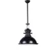 Светильник подвесной LUMINA DECO Eligio LDP 6863-1 BK+WT 1 лампа 3 м² цвет черный