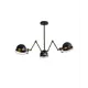 Светильник подвесной LUMINA DECO Valmonti LDP D015-3 BK 3 лампы 9 м² цвет черный