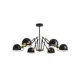 Светильник подвесной LUMINA DECO Valmonti LDP D015-6 BK 6 ламп 18 м² цвет черный