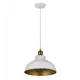 Светильник подвесной LUMINA DECO Boggi LDP 6858 WT+GD 1 лампа 3 м² цвет белый
