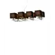 Люстра подвесная хрустальная Lumina Deco Fianelo LDP 1248-8 BK 8 ламп 24 м² цвет черный