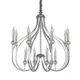 Люстра подвесная хрустальная Lumina Deco Archetype LDP 1250-12 CHR 12 ламп 30 м² цвет хром