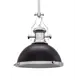 Светильник подвесной LUMINA DECO Ettore LDP 710-300 BK+CHR 1 лампа 3 м² цвет черный
