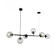 Светильник подвесной LUMINA DECO Ceredo LDP 6034-6 BK 6 ламп 15 м² цвет черный