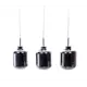 Светильник подвесной LUMINA DECO Alacosmo LDP 6811-3 PR CHR 3 лампы 9 м² цвет хром