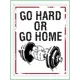 Картина без обрамления Woozzee "Go hard go home" 30x40 см