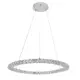 Люстра потолочная светодиодная ARTE LAMP A6704SP-1CC Preziosi 8 м² теплый белый свет цвет серый серебристый