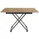 Журнальный столик Ifers прямоугольный Андрэ Loft 85x55 см коричневый