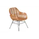 Кресло садовое Tetchair Pitaya 80 см х 66 см х 64 см ротанг коричневый