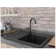Мойка под столешницу Mercury 47.50x58.50 глубина 18 см искусственный камень цвет черный