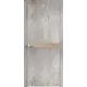 Дверь межкомнатная глухая Дайона 5 90x200 см ПВХ цвет бетон краколет/дуб европейский с замком и петлями