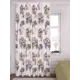 Штора на шторной ленте Лица 150x270 см цвет фиолетовый
