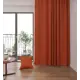 Штора на шторной ленте Terracotta 160x260 см цвет терракотовый