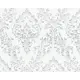 Обои текстильные Architects Paper Metallic Silk 0.53 м белые 306591