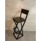 Стул барный 35x118x35 см Card&loft сосна цвет кофе