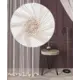 Тюль Чикаго YML993 на шторной ленте 240x500 см, цвет бежевый