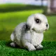 Садовая фигура Хорошие сувениры Зайка отдыхает 14см