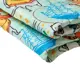 Пляжное покрывало Сирень Веселые коты 145x200 см, микрофибра, цвет голубой