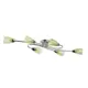 Потолочный светильник Freya Flash FR5104-CL-06-GN E14 6 ламп 16 м²