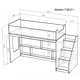 Кровать Кариви Сказка 225x141x81 см ЛДСП цвет белый 00098-33-33-00