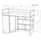 Кровать Кариви Сказка 179x140.50x116.70 см ЛДСП цвет белый 0091-33-24-00