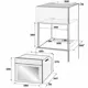 Электрический духовой шкаф Beko BIE 21300 W 65x62x65 см цвет белый