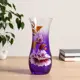 Ваза Simaland "Романтика" 25.5 см, 1.5 л, из стекла, разноцветная