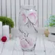 Ваза Simaland "Капучино" 23 см, из стекла, розовая