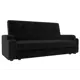 Диван Лига Диванов Николь 225x99x100 см велюр цвет черный