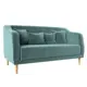 Диван Лига Диванов Киото 153x92x81 см велюр цвет бирюзовый