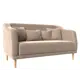 Диван Лига Диванов Киото 153x92x81 см велюр цвет бежевый