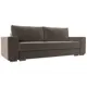 Диван прямой Лига Диванов Дрезден 250x80x107 см велюр цвет коричневый
