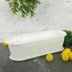 Балконный ящик 1159917 Martika 1.5 л пластик белый 1159917 11 см 29 см 8 см