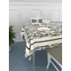 Скатерть на стол Homepick Gazeta, прямоугольная, 145x180 см, цвет сине-серый