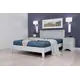 Кровать 147x96x209 см цвет античный белый