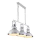 Подвесной светильник LUMINA DECO Batore LDP 274-3 WT 3 лампы 9 м² цвет белый