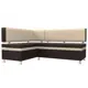 Диван Лига Диванов Стайл 100566L 170x89x114 см экокожа цвет бежевый/коричневый