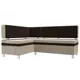 Диван Лига Диванов Стайл 100559L 170x89x114 см микровельвет цвет бежевый/коричневый