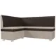 Диван Лига Диванов Уют 109632L 150x88x125 см рогожка цвет бежевый/коричневый