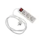 Удлинитель Luazon lighting 7059867 ПВС 3x0.75 мм² 3 розетки 1.8 м