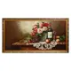 Гобеленовая картина "Вино и фрукты на ажурной салфетке" 65x125 см